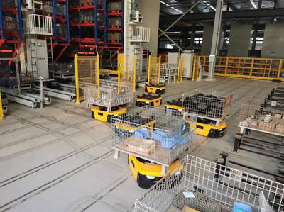 立信染整机械自动化仓储物流系统 打造智能化生产新标杆